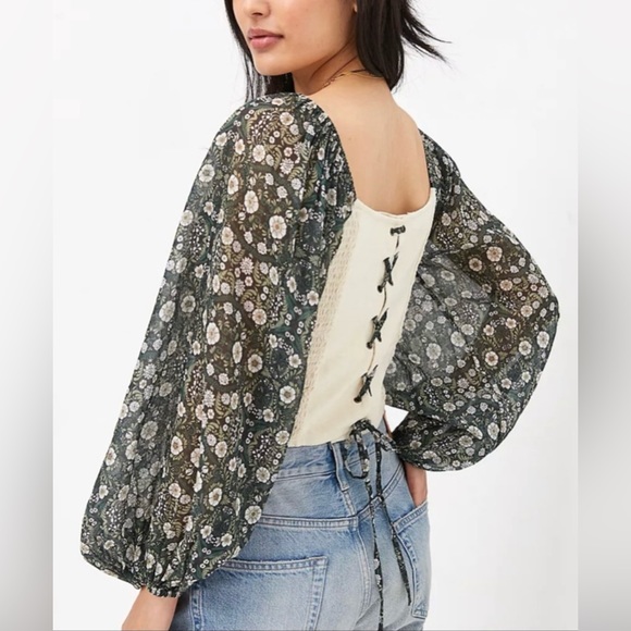 DONATED Anthropologie Forever That Girl Smocked Top - Picture 2 of 6